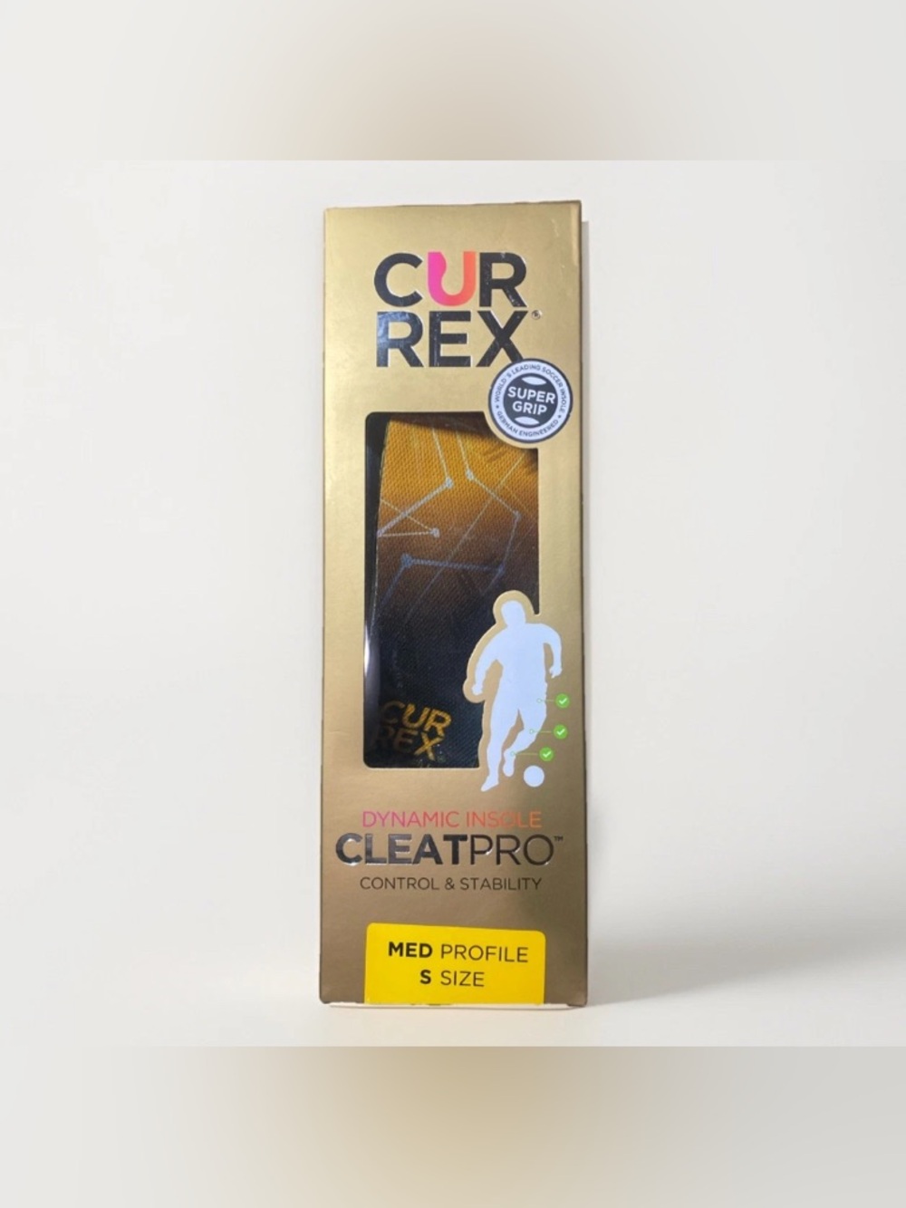 Currex Cleatpro 20322-18 Dynamic Insole Control & Fit SMALL (B3-G10)